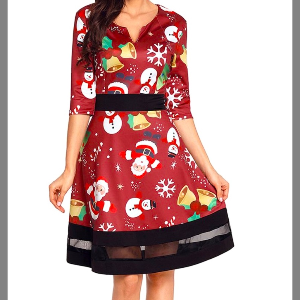 🛍️Zesica Christmas dress